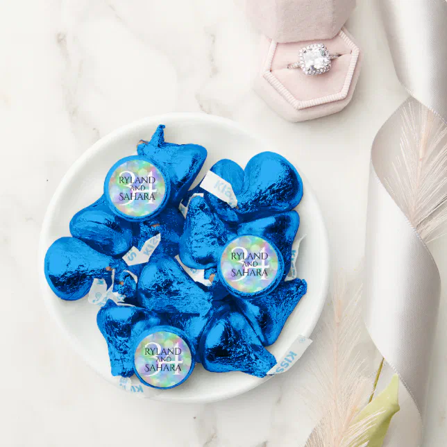 Elegant 34th Opal Wedding Anniversary Celebration Hershey®'s Kisses®