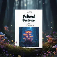 Happy National Mushroom Day | October 15th Card