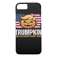 Donald Halloween - Trumpkin Make Halloween Spooky  iPhone 8/7 Case