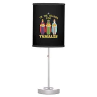 Tis Season For Tamales Funny Mexican Christmas Table Lamp