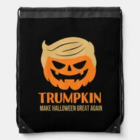 Trumpkin Make Halloween Great Again Drawstring Bag