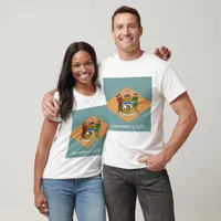 State of Delaware Flag Unisex T-Shirt