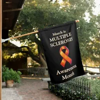 Multiple Sclerosis Awareness Ribbon House Flag