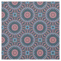 Stylish Boho Mosaic Geometric Pattern Fabric