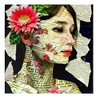 Pretty Woman Art Collage  