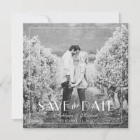 Modern and Elegant Stylish Square Wedding Save The Date