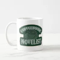 Coffeehouse Novelist Encouragement Author Logo Coffee Mug