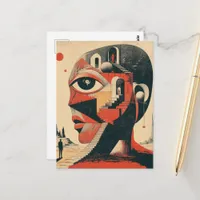 Surreal Stairway to the Mind Postcard