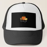 Fall Cute Halloween Pumpkin Thanksgiving It’s Fall Trucker Hat