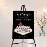 Las Vegas Wedding Welcome Sign