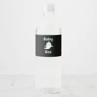 Baby Boo Cute Halloween Kids Or Couples Gift Water Bottle Label