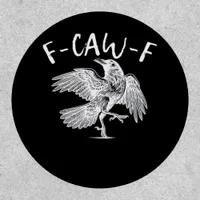F-Caw-F Raven Retro Classic Patch