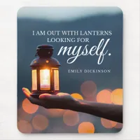 Self-Discovery Inspirational Quote Mouse Pad