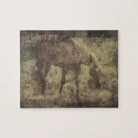 Horse Memories Grunge Jigsaw Puzzle