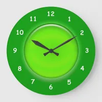 Clock - Green 3D Disk