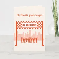 Personalized 26.2 Twin Cities Marathon Congrats  Card