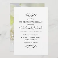 30th Pearl Wedding Anniversary Personalized Invitation