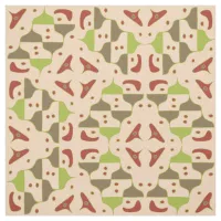 Boho Retro Modern Graphic Fabric