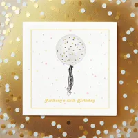 Hooray, It’s My Day! Birthday Party Balloon  Napkins
