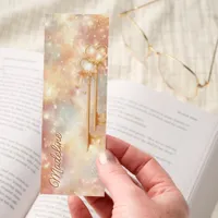 Vintage Gold Keys with Sparkling Night Sky Bookmarks