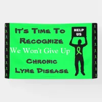 Lyme Disease Awareness We Wont Give Up Banner