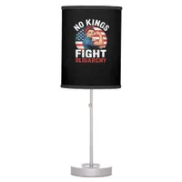 No King Patriotic Freedom No Kings In America Vint Table Lamp