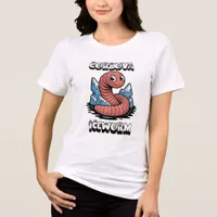 Cordova Iceworm Alaska Cryptid Tri-Blend Shirt