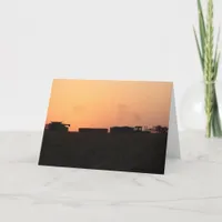 Harvest Sunset Card