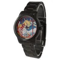 Fire breathing dragon Gold And Red Watch