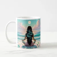 Harmony Meditation on Beach Coffee Mug