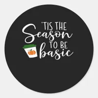 Tis Season To Engaged Engagement Announcement Classic Round Sticker