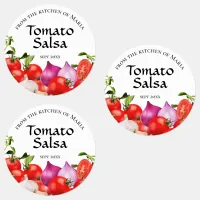 From the Kitchen Of | Tomato Salsa Homemade Labels