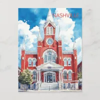 Travel to Nashville Tennessee Postcard