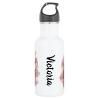 Lily of the Valley Happiness Personalized Stainless Steel Water Bottle