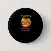 Halloween Trumpkin Classic Funny Button