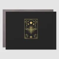 Cottagecore Aesthetic Mushroom Moth Goblincore Aca Car Magnet