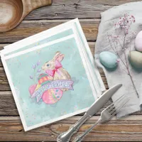 Easter Bunny, Eggs and Confetti ID377 Napkins