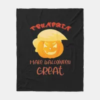 Trumpkin Make Halloween Great Classic Fleece Blanket