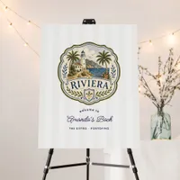 Italian Riviera Mediterranean Bachelorette Foam Board