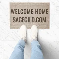 WELCOME HOME with Sagegild.com Coir Fiber Door Mat