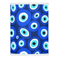 Evil Eye Lucky Talisman Blue White Pattern Lamp Shade