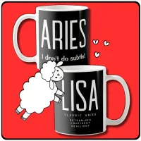 Aries Star Sign Zodiac Gift  Coffee Mug