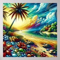 Gorgeous Ai Art | Coastal Beauty Poster