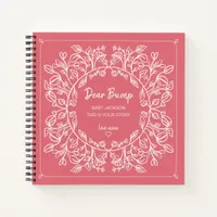 Dear Bump Floral Keepsake Pregnancy Journal