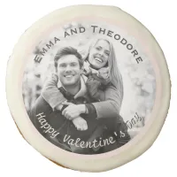 Custom Photo Valentine's Day Elegant Romantic Sugar Cookie