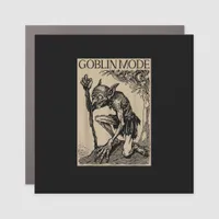 Goblin Mode Goblincore Vintage Aesthetic Funny  Car Magnet