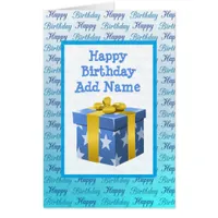 Huge Birthday Card Blue for Him