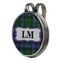 Wallace Tartan Plaid Golf Hat Clip Ball Marker