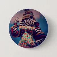 Zebra is a Party Animal Pinback Button