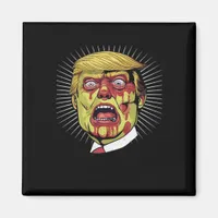 Trumpkin Retro Halloween   Magnet